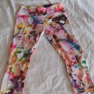 RBX multi-colored Capri leggings